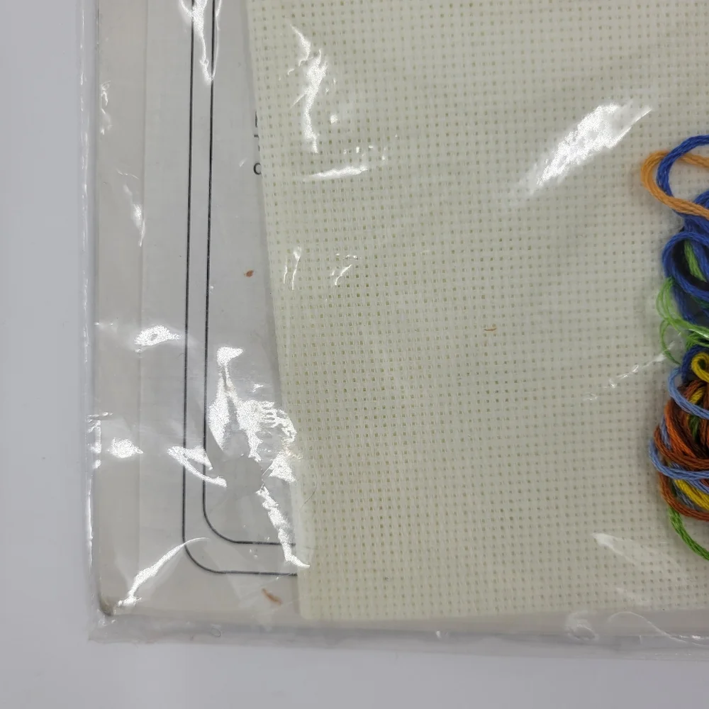 Dimensions Cross Stitch Kit Teddy Bear Blessings USA Made Vintage NEW